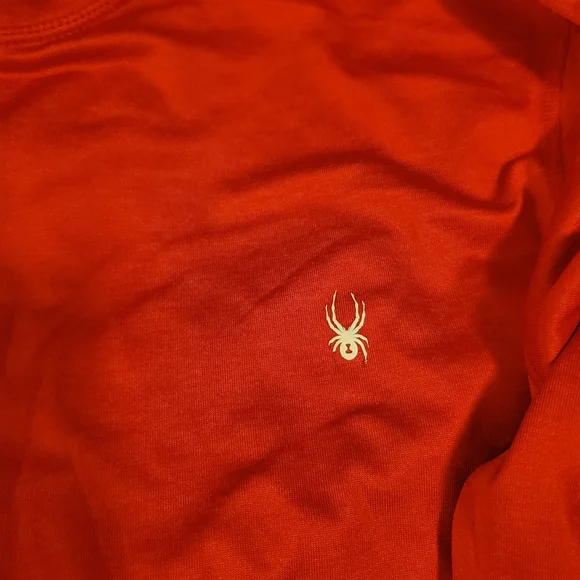 Mens Spyder Swim shirt.  Size M,    red and white - Picture 3 of 5